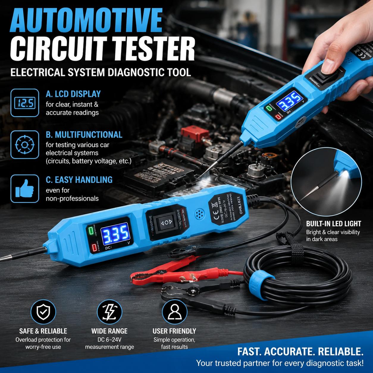 Circuit Breaker Finder - Automotive Diagnostic Tool Short Open Circuit