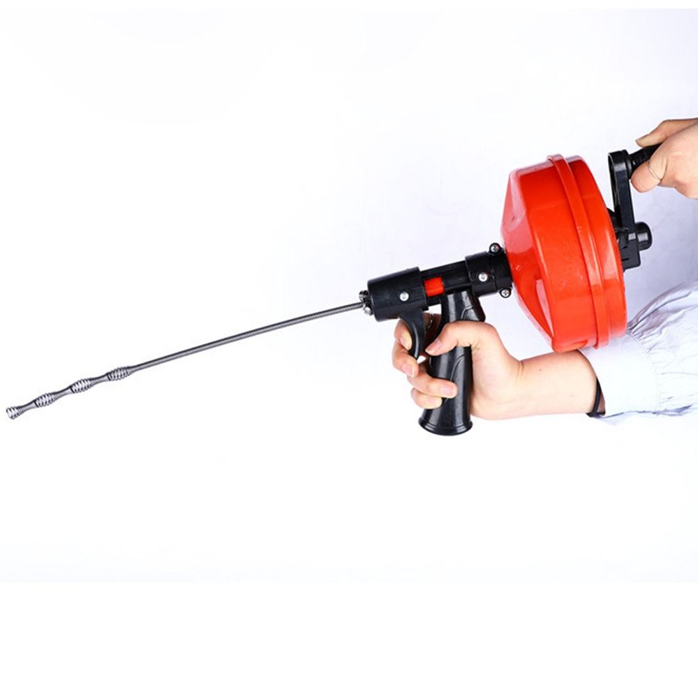 Plumbing Snake Drain - Professional Drain Snake Auger Manual/Electric Flexible