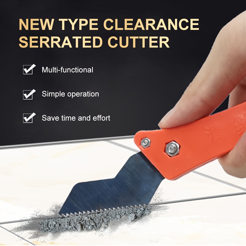 Tile Grout Repair - Professional Ceramic Tile Grout Remover Serrated