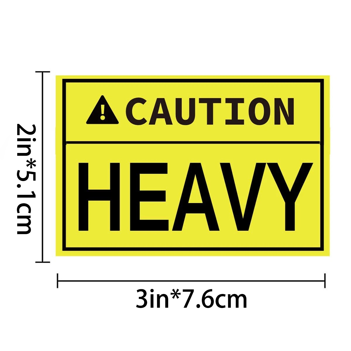 200Pcs 2*3in Heavy Cargo Warni - Home Improvement Outlet Stores review and price