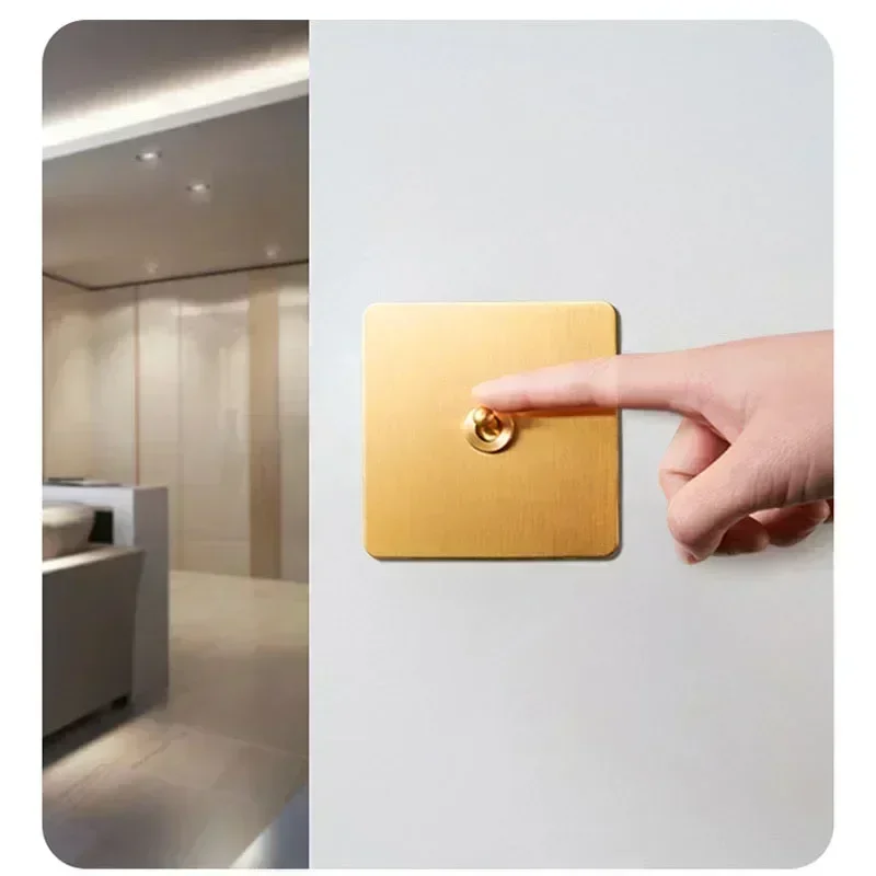 Wall Light Toggle Switch Gold  - Home Improvement Years review and price