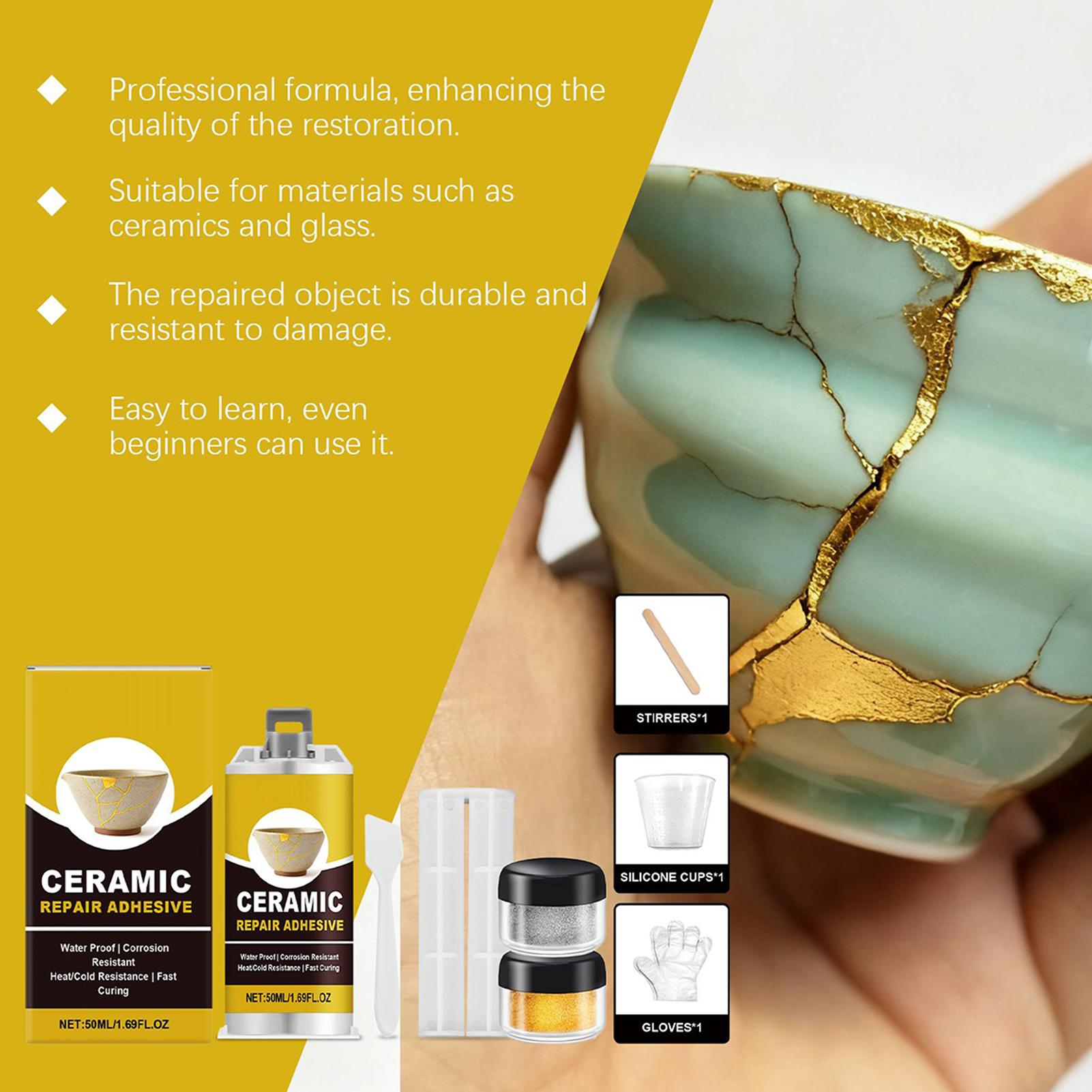 Gold Glue for Ceramics Glass S - Tile Grout Repair review and price