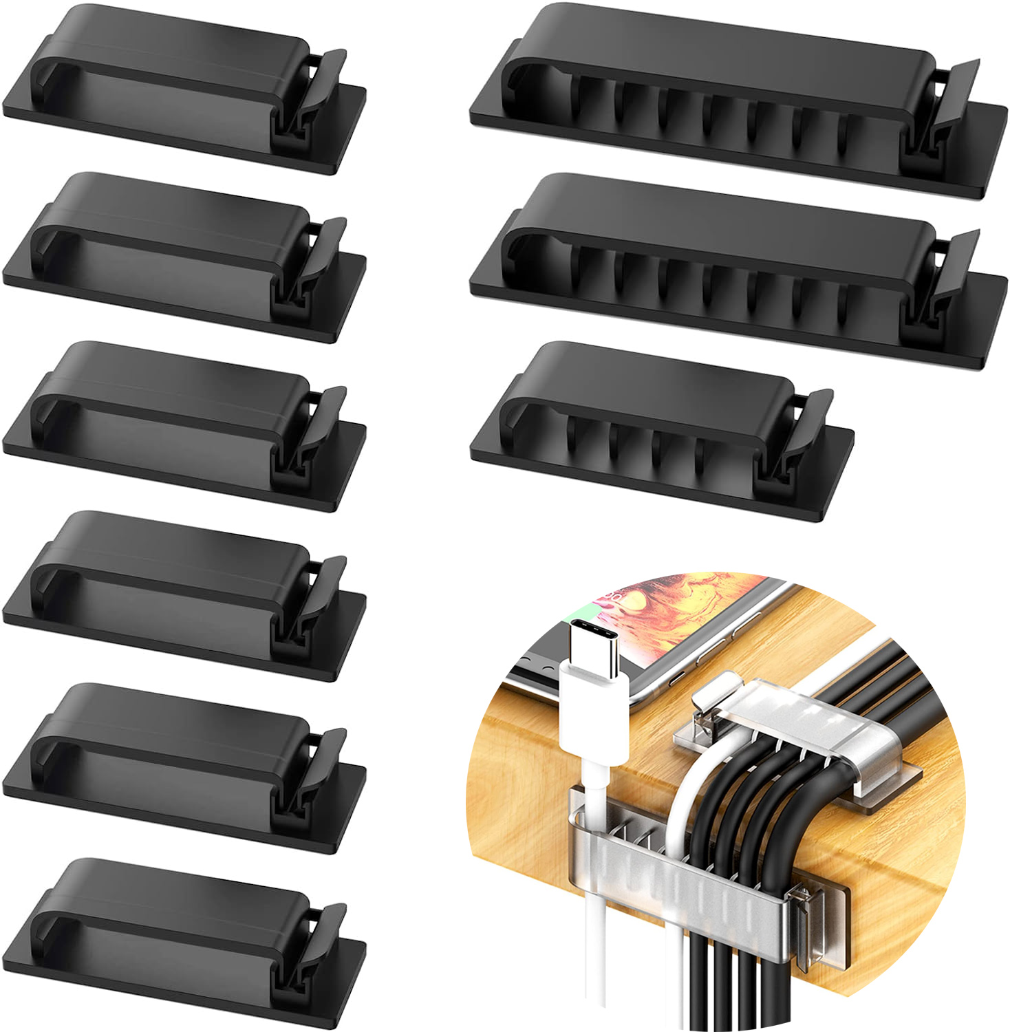 Cable Organizer Self Adhesive  - Cable Staple Clip review and price