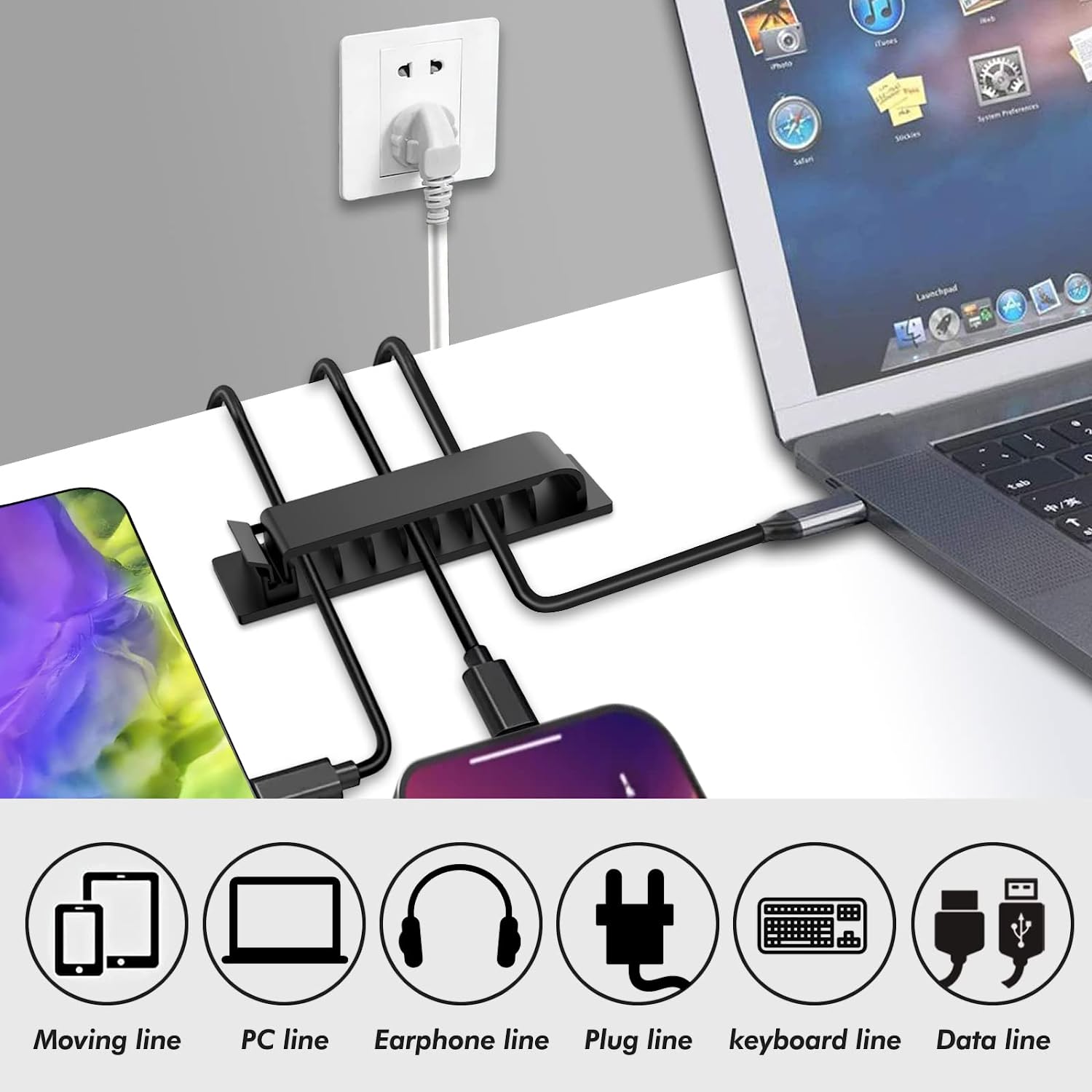 Cable Organizer Self Adhesive  - Cable Staple Clip review and price