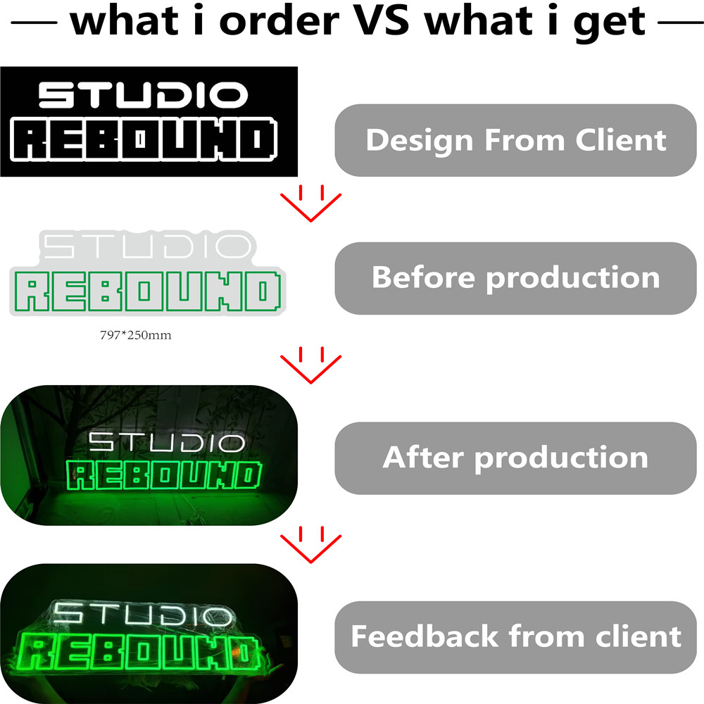 Personalized Design Neon Sign, - Home Improvement Logo review and price