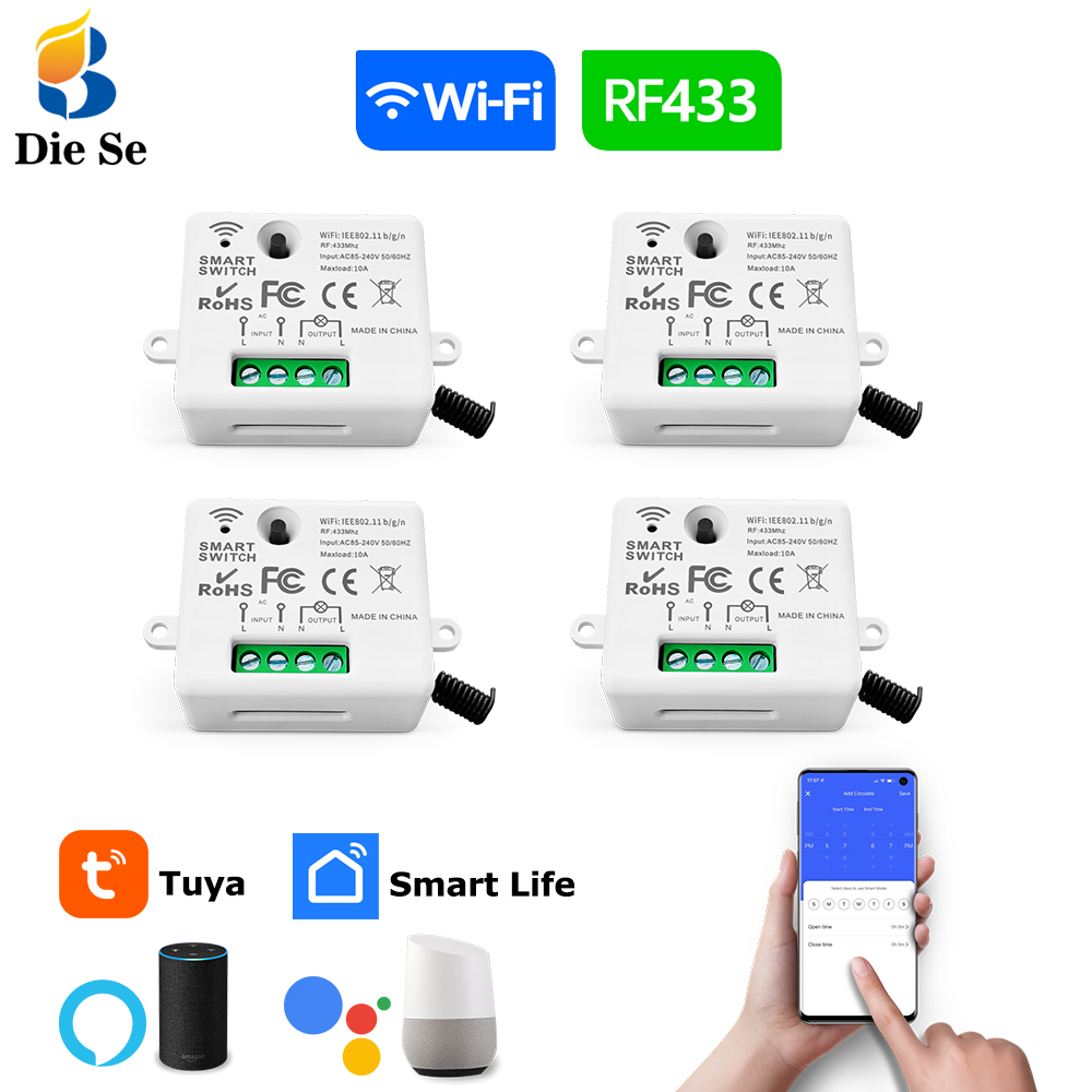 Tuya WiFi Smart Light Switch 4 - Home Improvement Years review and price