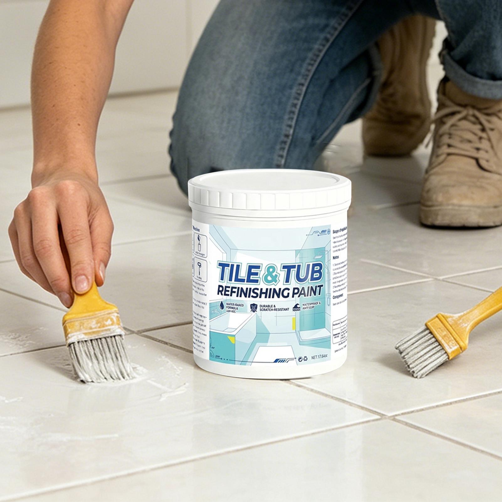 500g Tile Paint Semi Gloss Wat - Spray Paint Primer review and price