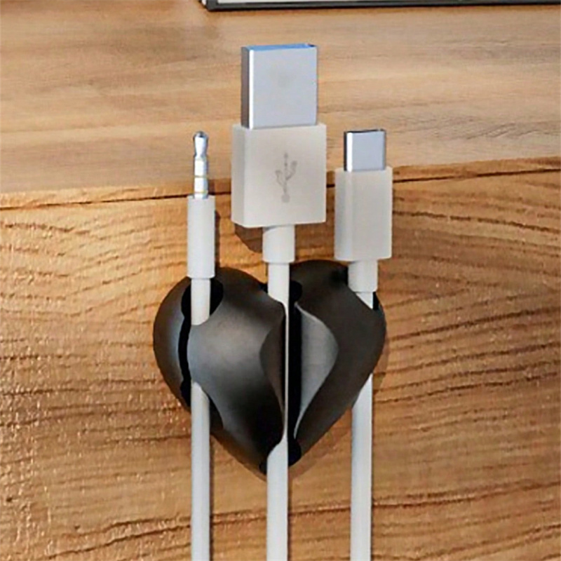 2pcs Heart-Shaped Mini Cable W - Cable Staple Clip review and price