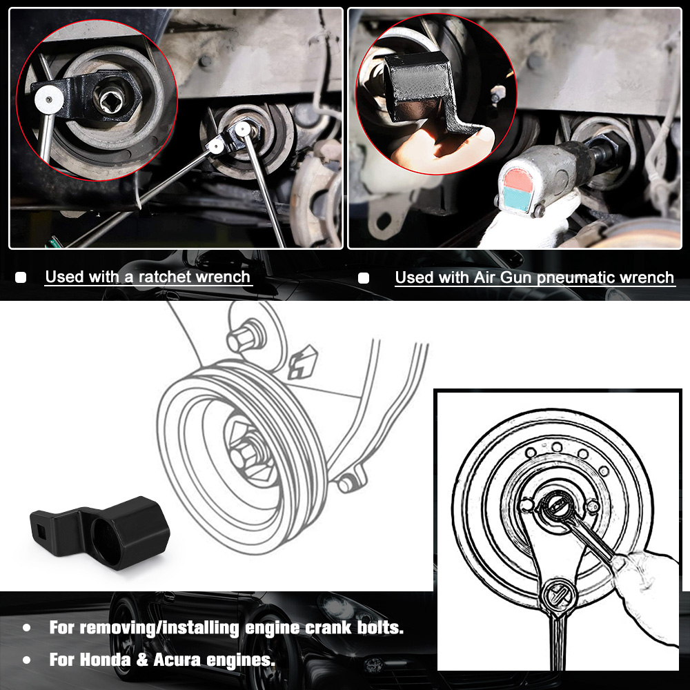 Crank Pulley Removal Tool Sock - Home Improvement Tim Allen review and price