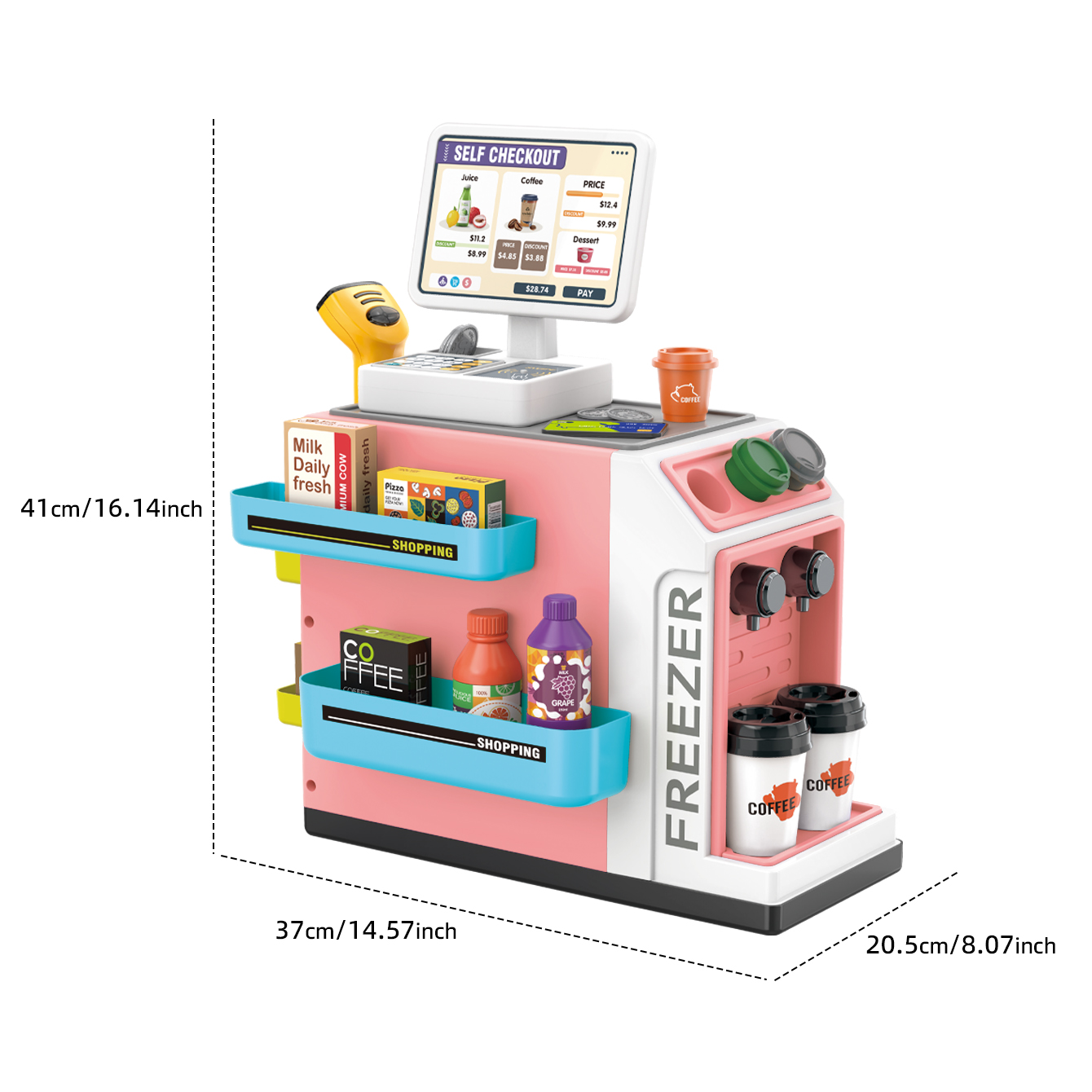 Mini Cash Register Supermarket - Home Improvement Outlet Stores review and price