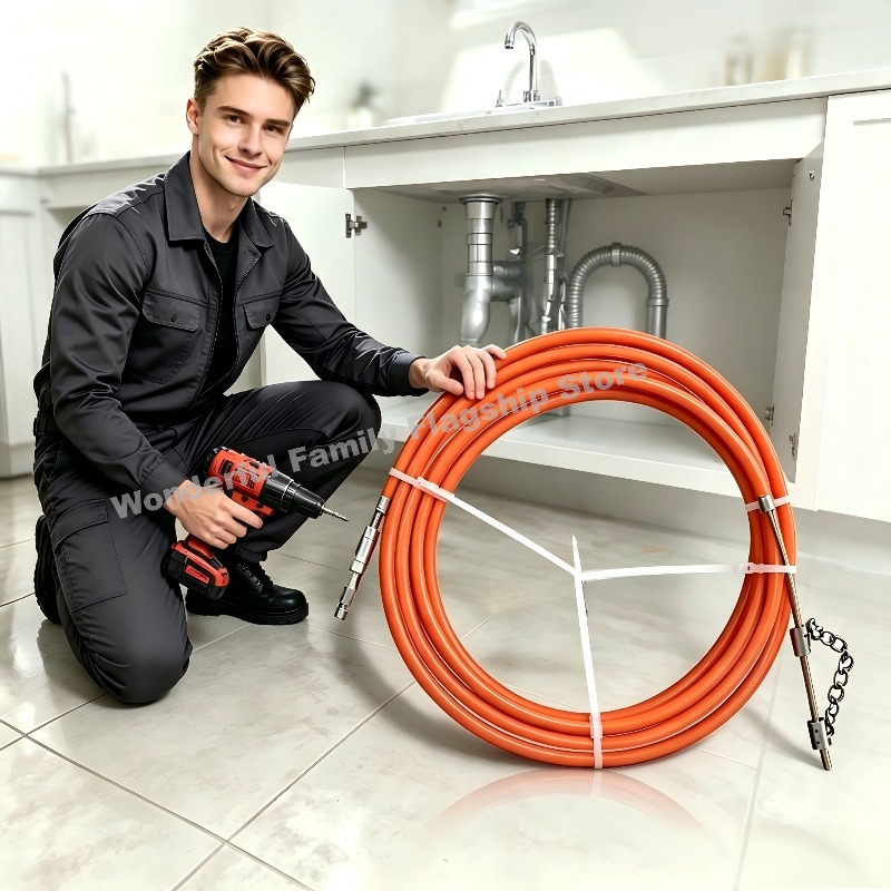 Flexible Drain Auger Plumbing  - Plumbing Snake Drain review and price
