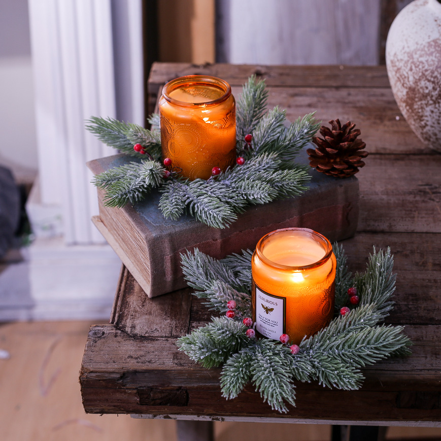Red Berry Candle Wreath Natura - Home Improvement Store review and price