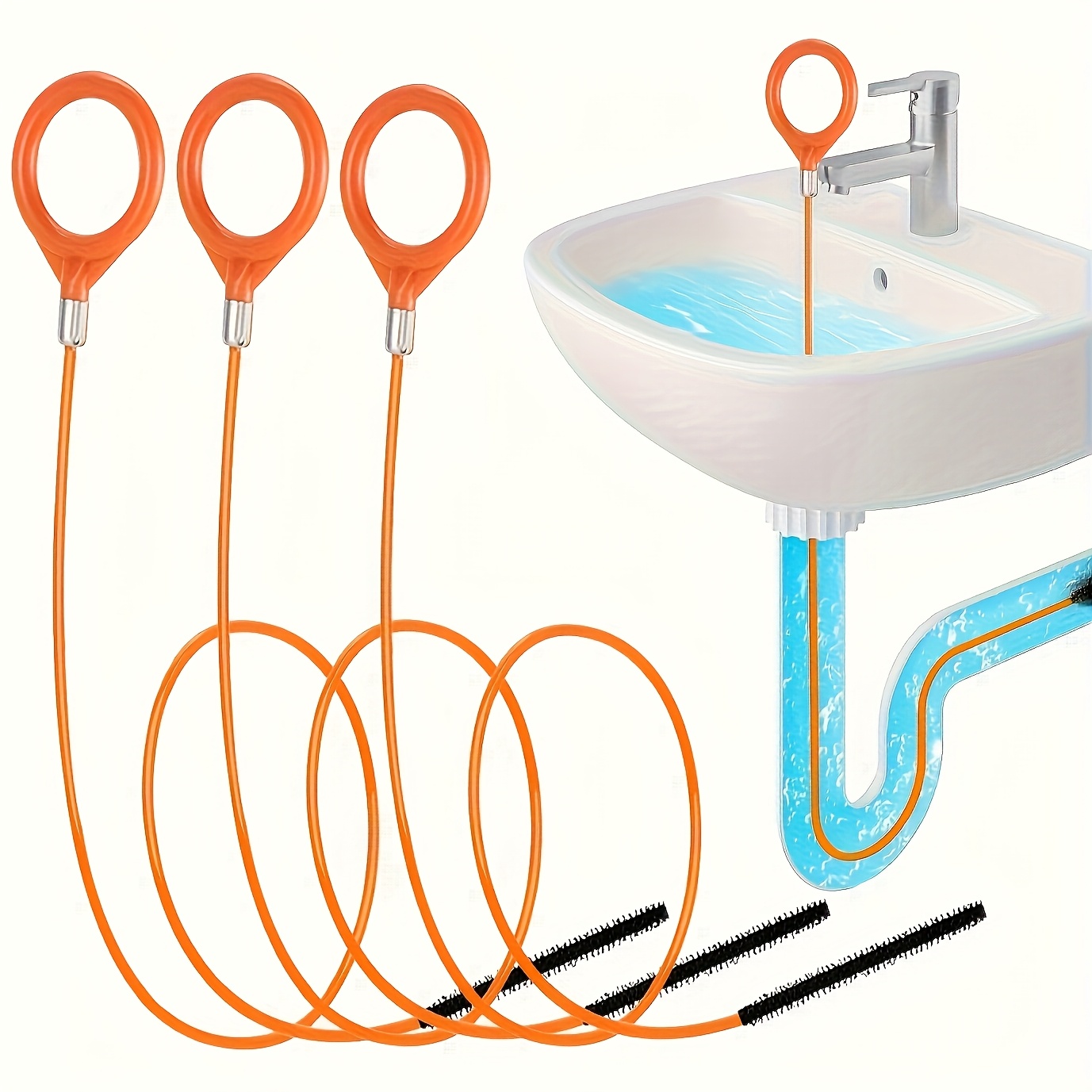 Sink Snake Hair Remover Tool,  - Plumbing Snake Drain review and price