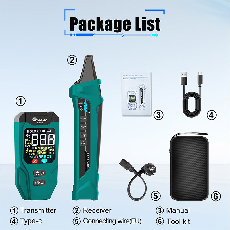 TOOLTOP ET32 Digital Circuit B - Circuit Breaker Finder review and price