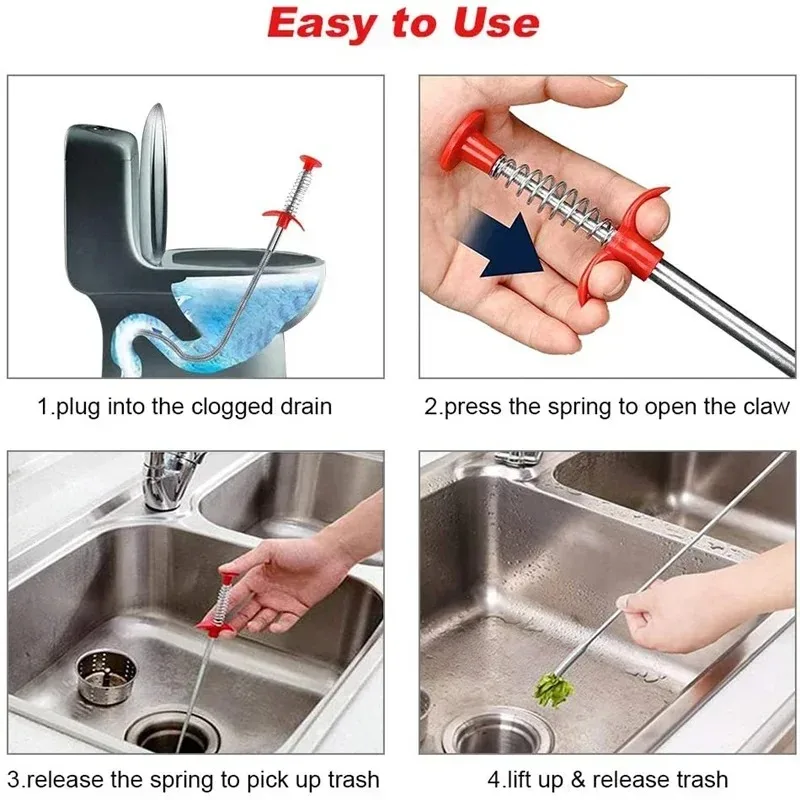Flexible Spring Snake Drain Pi - Plumbing Snake Drain review and price